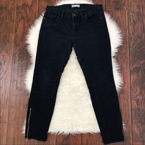 Madewell skinny skinny ankle zip jeans